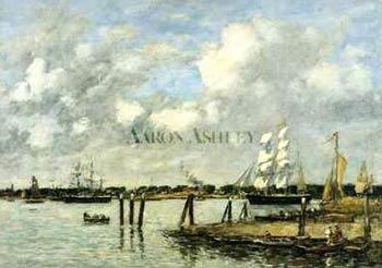 Lameuse a Rotterdam, Eugene Boudin